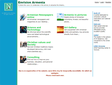Tablet Screenshot of envisionarmenia.com